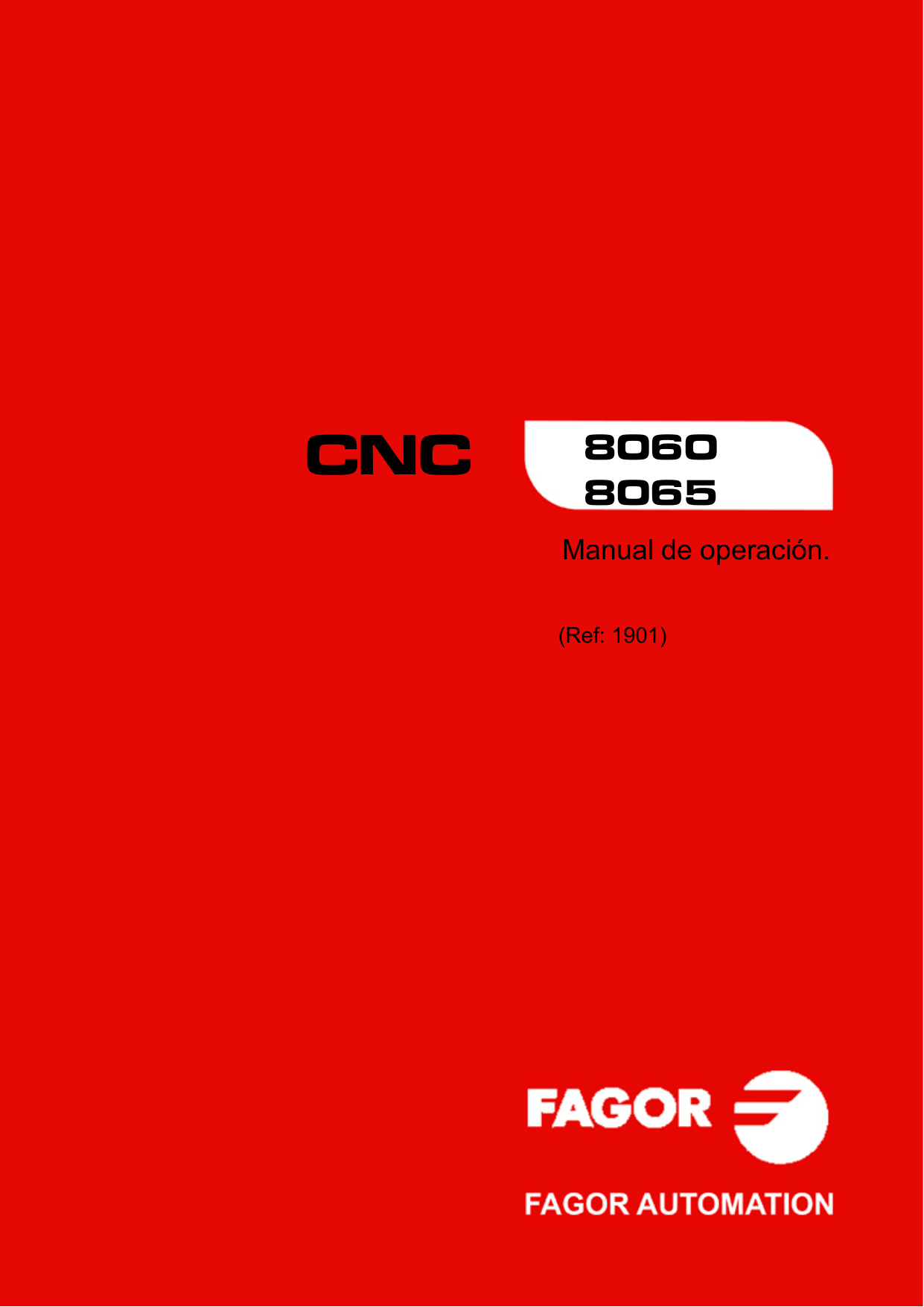 Fagor CNC 8065 Manual de usuario | Manualzz