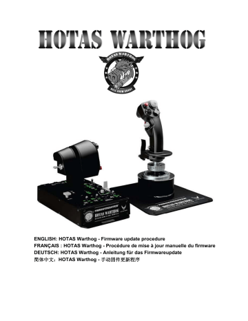 Thrustmaster 2960738 HOTAS Warthog Flight Stick Owner manual | Manualzz