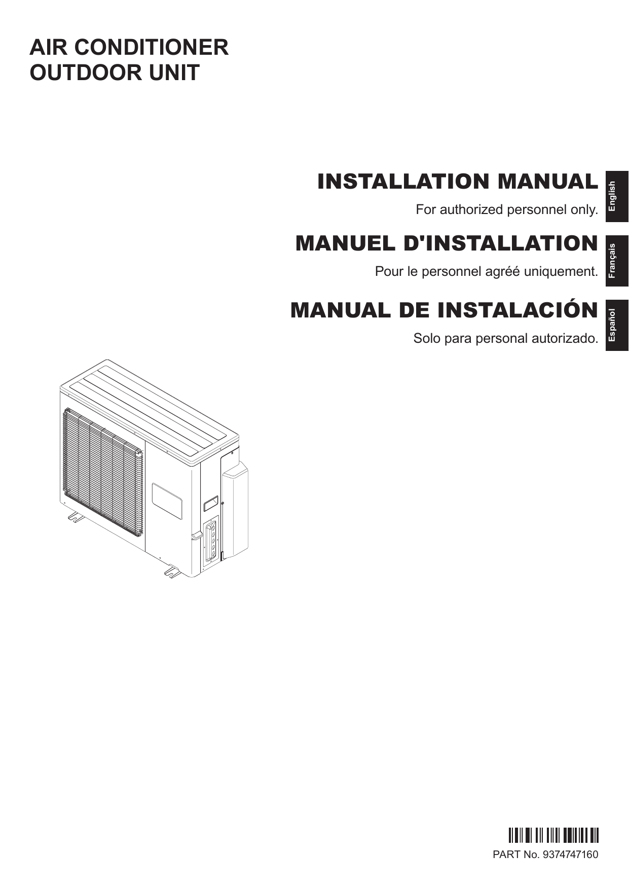 Indoor Unit Outdoor Unit SPLIT TYPE ROOM AIR CONDITIONER, 53 OFF