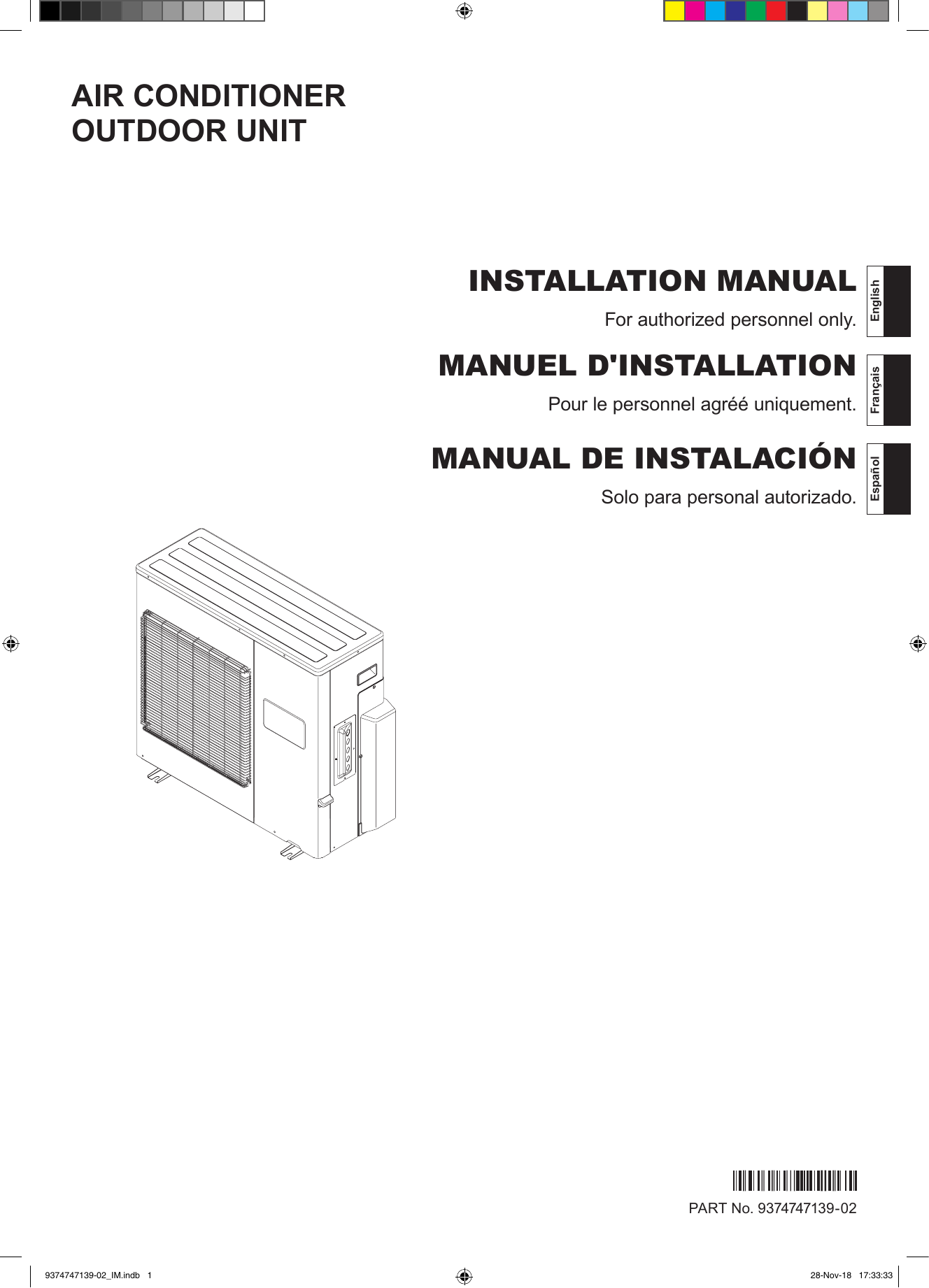 Fujitsu AOU36RLXFZ Installation guide | Manualzz