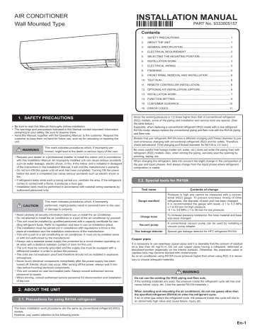 Fujitsu Asag09lmca Installation Manual Manualzz - Fujitsu Wall Mounted Air Conditioner Installation Manual