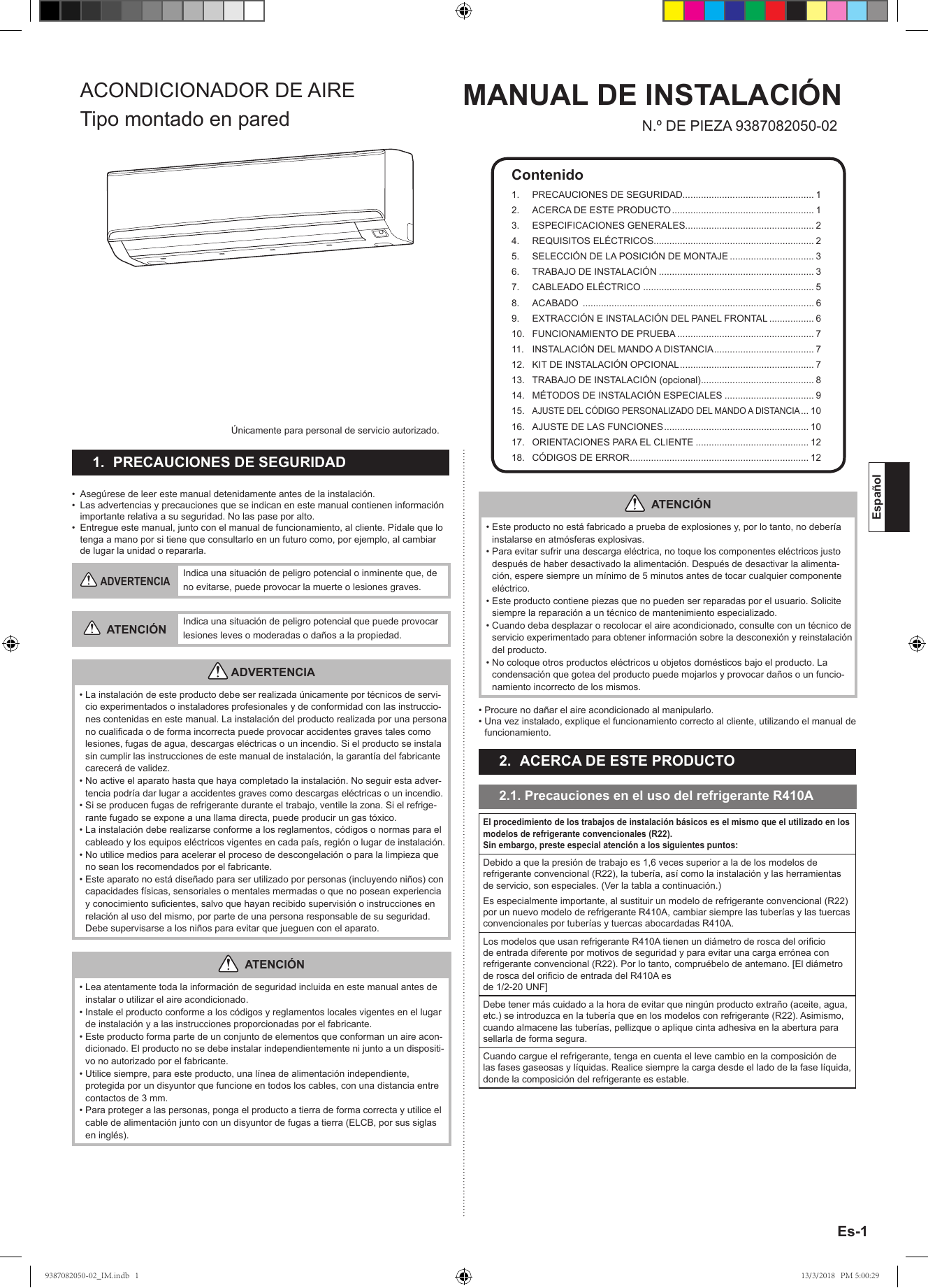 fujitsu ashg36lmta guía de instalación manualzz