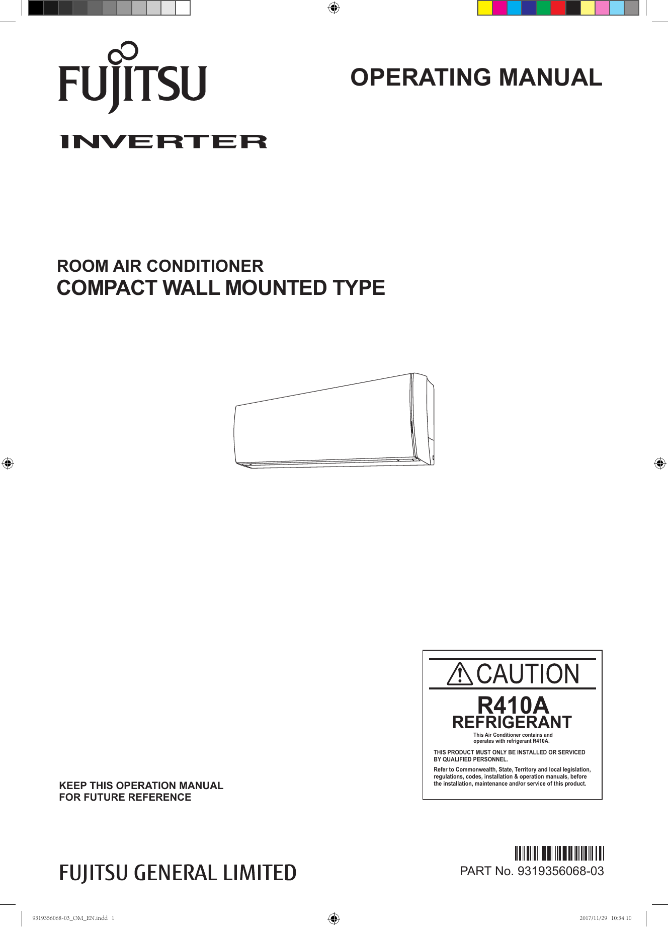 Fujitsu Astg18lucb Operating Instructions Manualzz