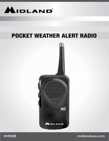 Midland HH-50 Weather Alert Radio Owner Manual | Manualzz