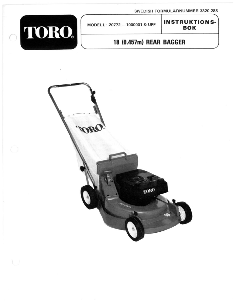 Toro Lawnmower User manual Manualzz
