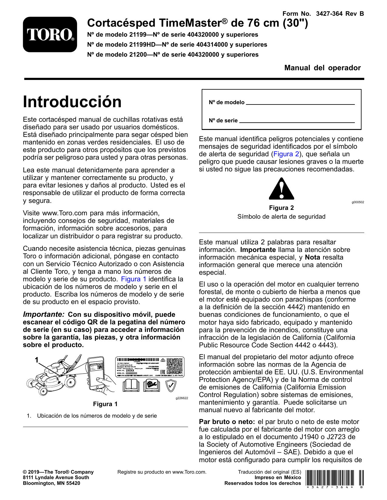 Toro Lawn Master 2 Manual