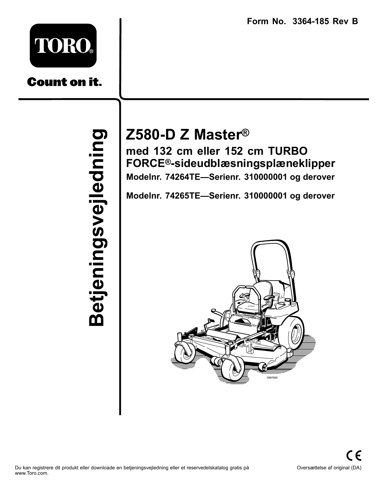 Toro Z Master Manual