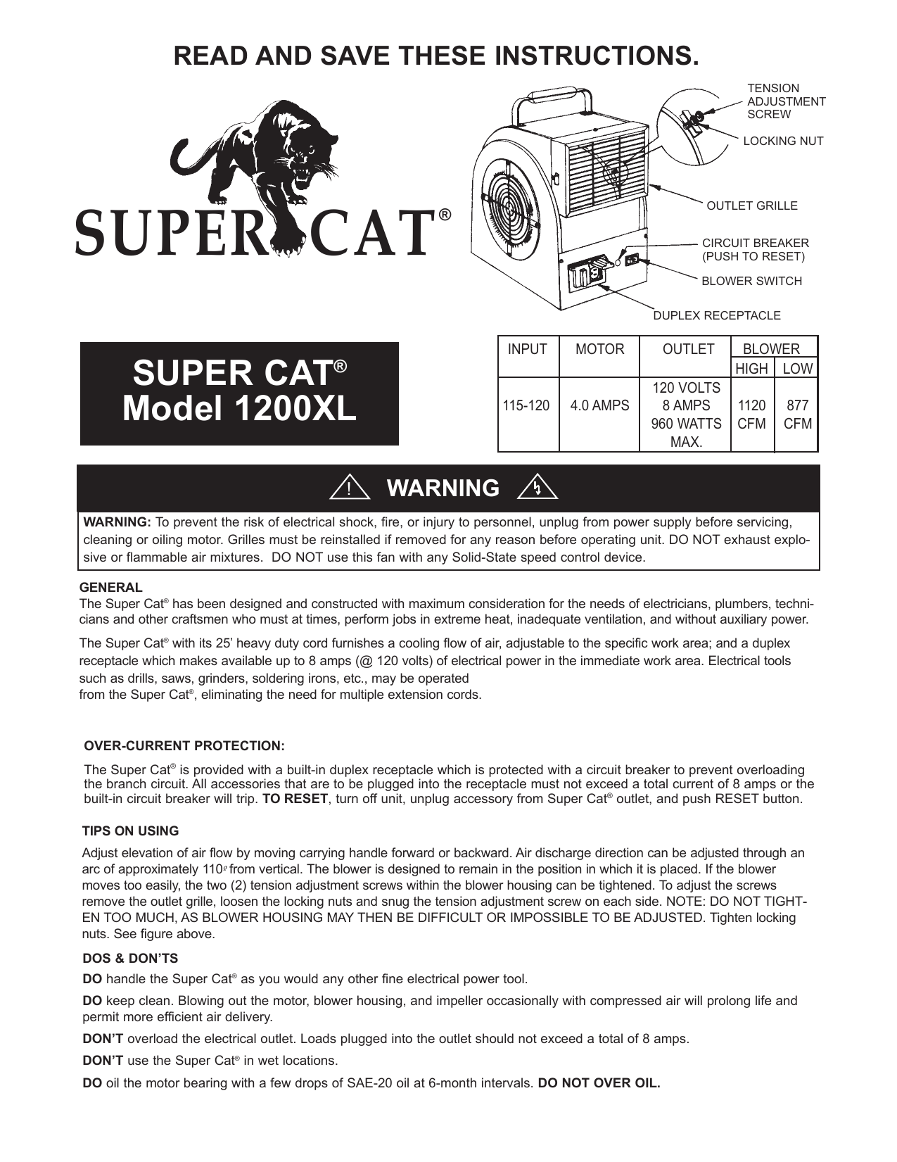 powercat blower fan