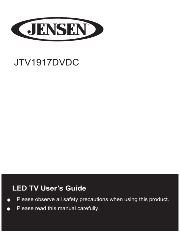 Jensen Jtv1917dvdc User Manual Manualzz