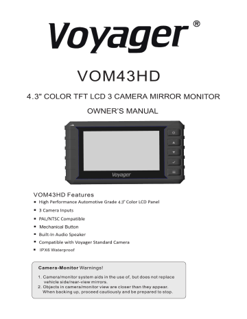 Voyager VOM43HD User Manual | Manualzz