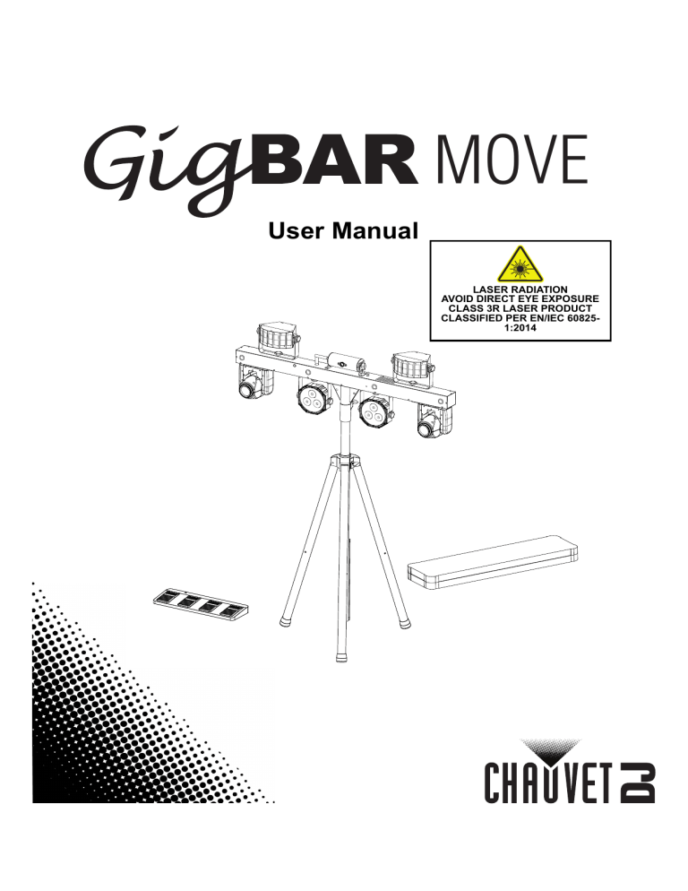 CHAUVET DJ GigBAR Move User manual | Manualzz