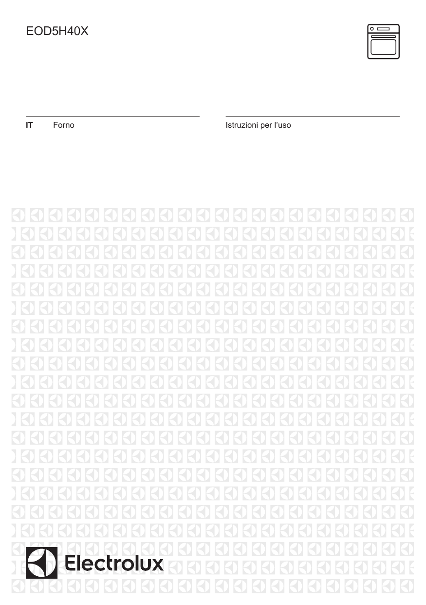 Electrolux EOD5H40X Manuale utente | Manualzz