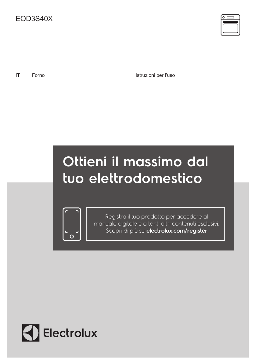 Electrolux EOD3S40X Manuale utente | Manualzz