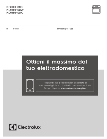Electrolux KOHHH00X Manuale utente | Manualzz