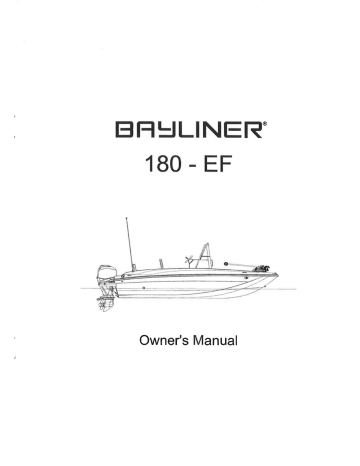 Bayliner 2016 Element F18 Owner S Manual Manualzz