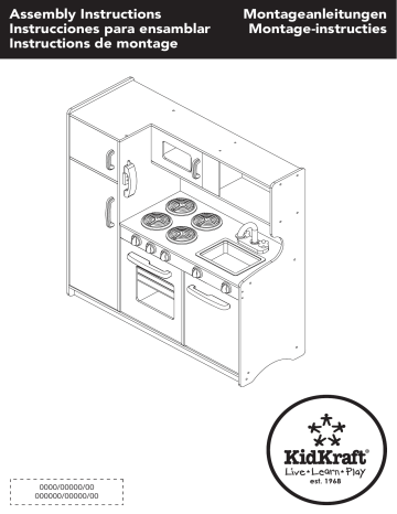 kidkraft large pastel kitchen assembly instructions