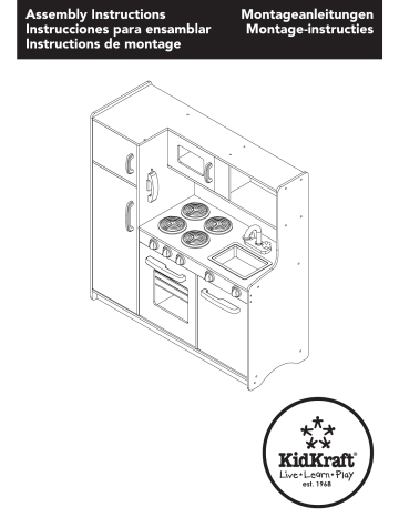 kidkraft deluxe big and bright kitchen assembly