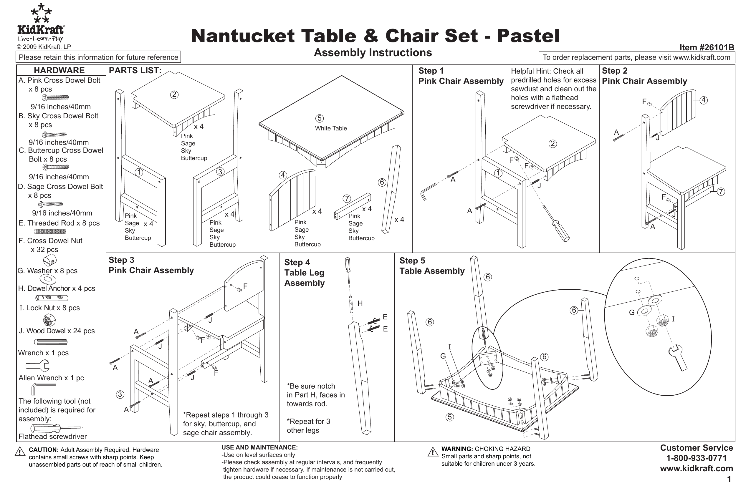 kidkraft nantucket table