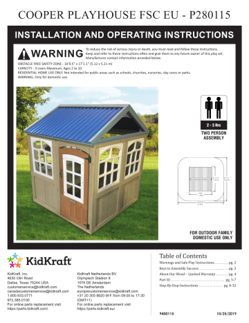 KidKraft Cooper Playhouse Assembly Instruction Manualzz   052689822 1 Ffd36a78f8a1d87424708da84dc38df2 360x466 