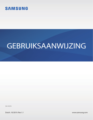 Samsung Galaxy Fit Handleiding | Manualzz