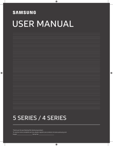Samsung T4300 HD Smart TV 2020 User manual | Manualzz