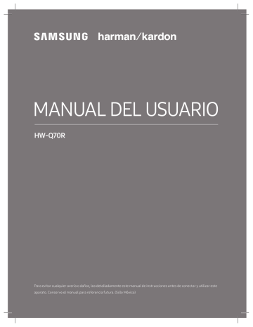 Samsung Barra de Sonido Samsung | Harman Kardon Q70R 5.1.2ch Guía de inicio rápido | Manualzz
