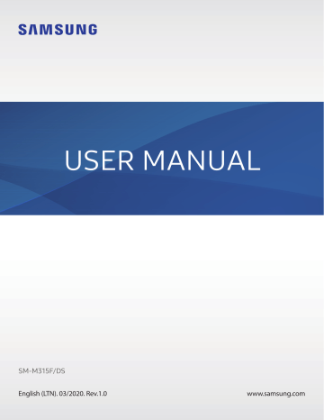 Samsung SM-M315F/DS User manual | Manualzz