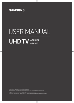 Samsung Un75nu6900f User Manual
