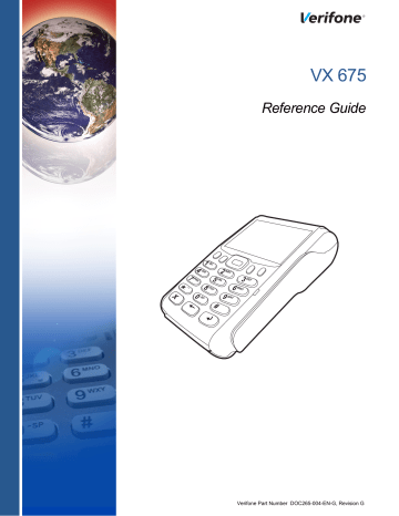 Verifone Vx 675 Guide | Manualzz