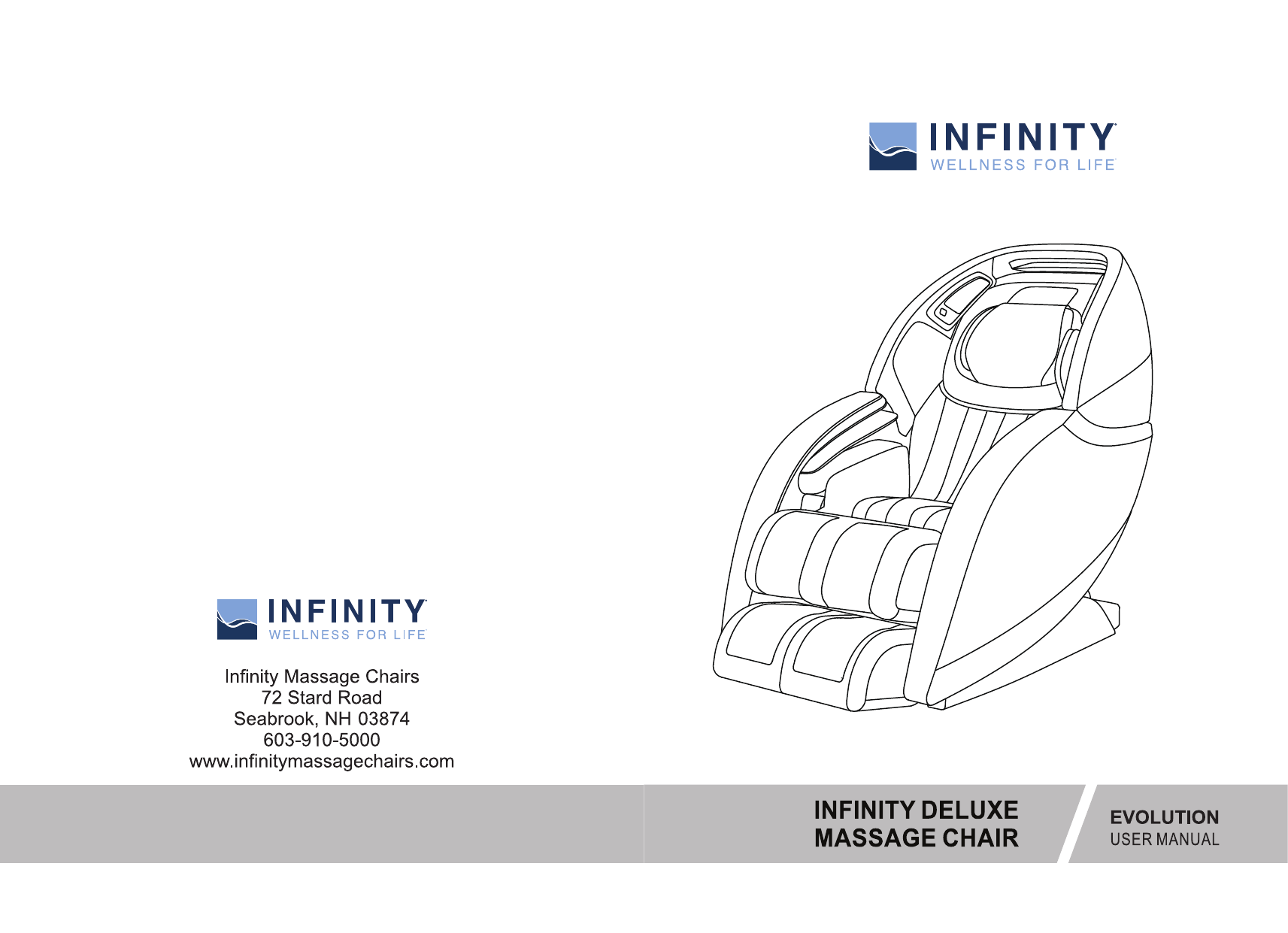 infinity presidential massage chair manual