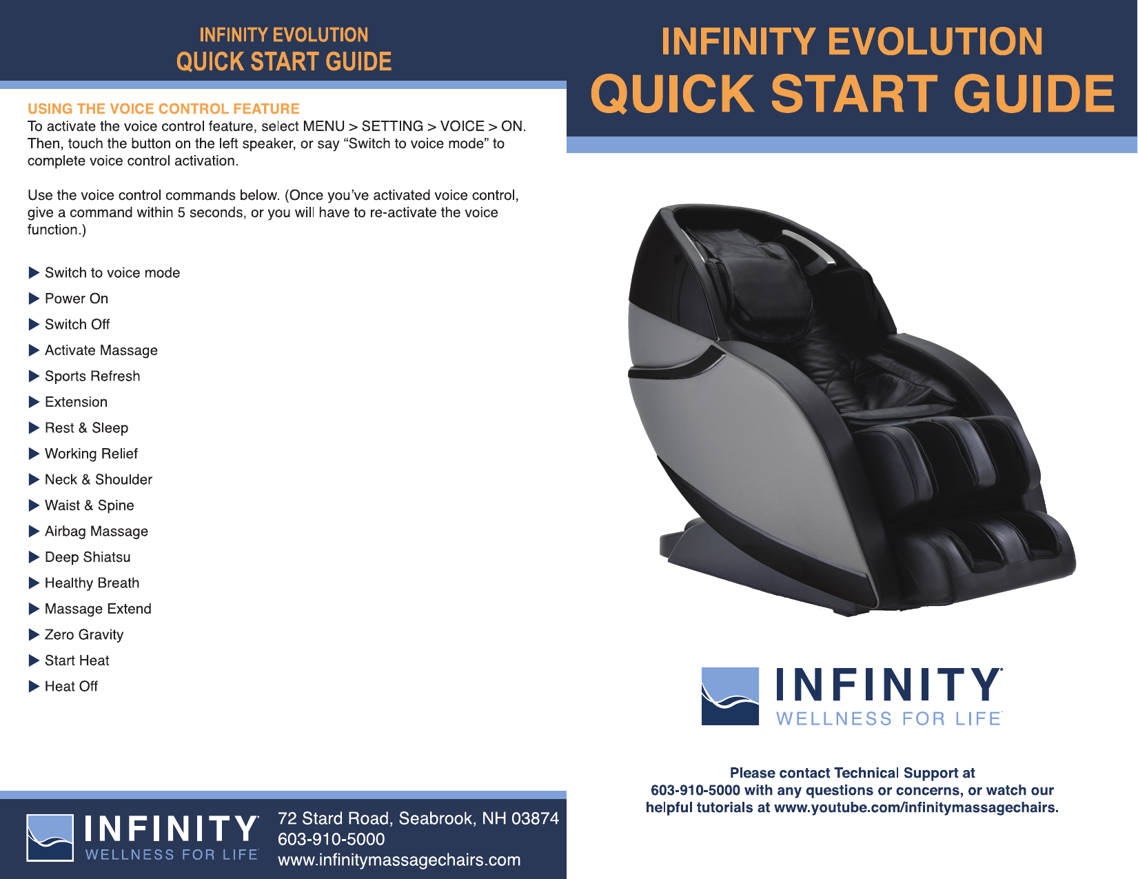 Infinity Evolution 3d 4d Quick Start Guide Manualzz