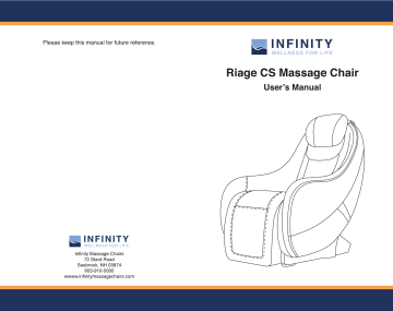 Infinity Riage CS Owner's Manual | Manualzz