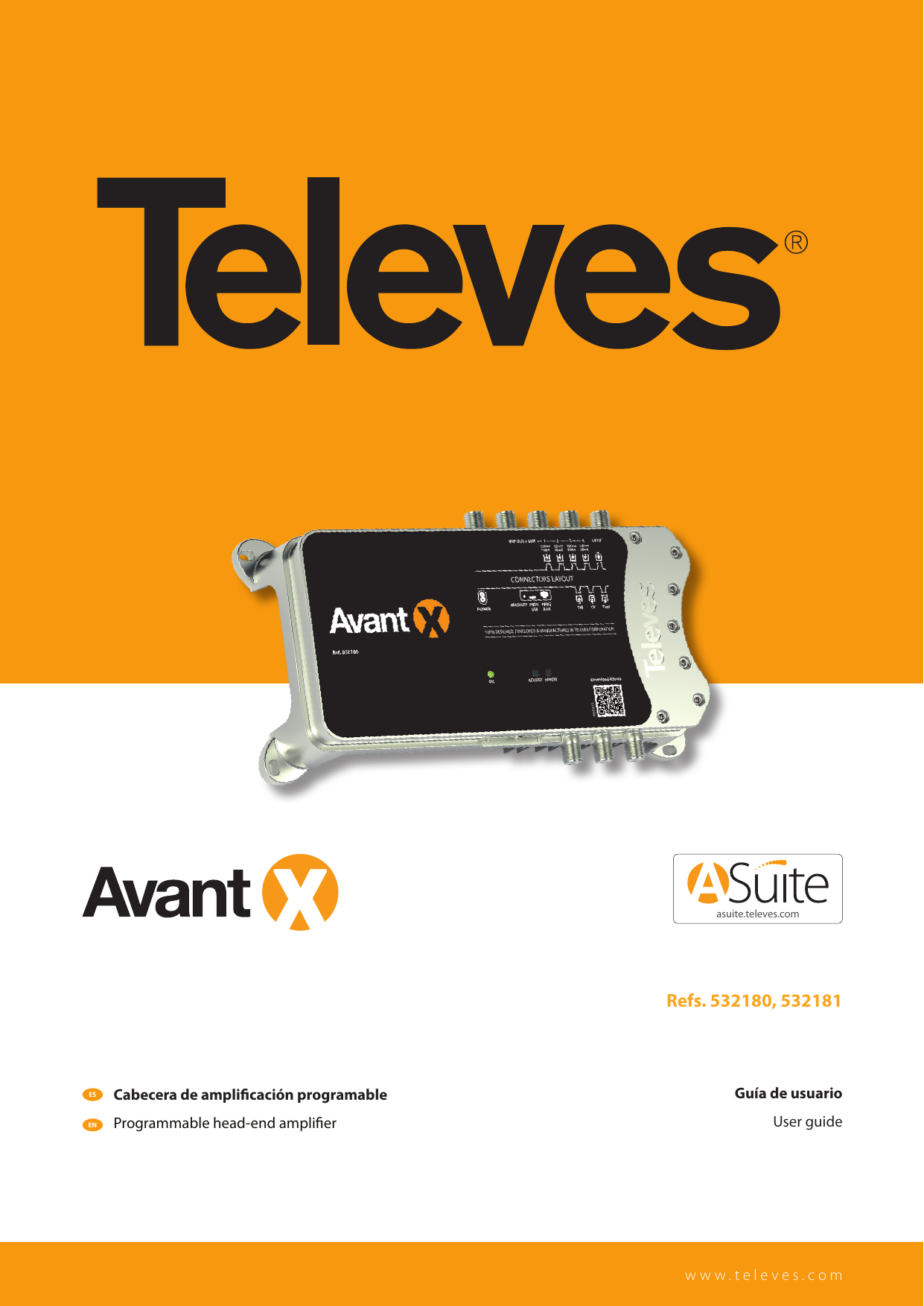 Televes AVANT X programmable single channel headend for terrestrial