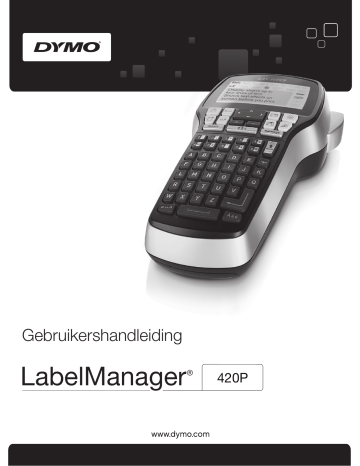 Dymo LabelManager® 420P Electronic Label Maker Handleiding | Manualzz