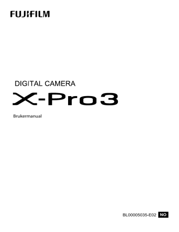 Slette bilder. Fujifilm X-Pro3 | Manualzz