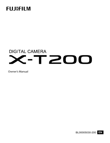 FUJIFILM X-T200 Camera Owner's Manual | Manualzz