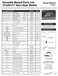 ShelterLogic 90254.0 12 ft. x 28 ft. x 11 ft. Green Steel and Polyethylene Garage without Floor Replacement Part List