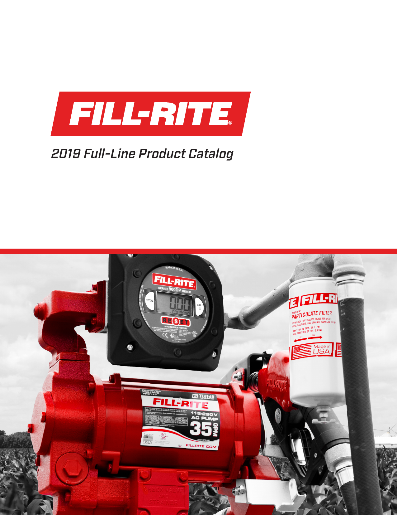 Fill-Rite FR311VN High Flow AC Pump with Meter 115//230V 35 GPM at Outlet