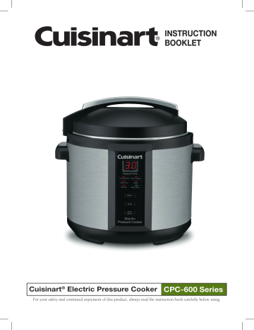 Before First Use. Cuisinart CPC-600N1 | Manualzz
