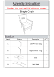 Noble House Emmy 7-Piece Wood and Wicker Outdoor Dining Set Instructions