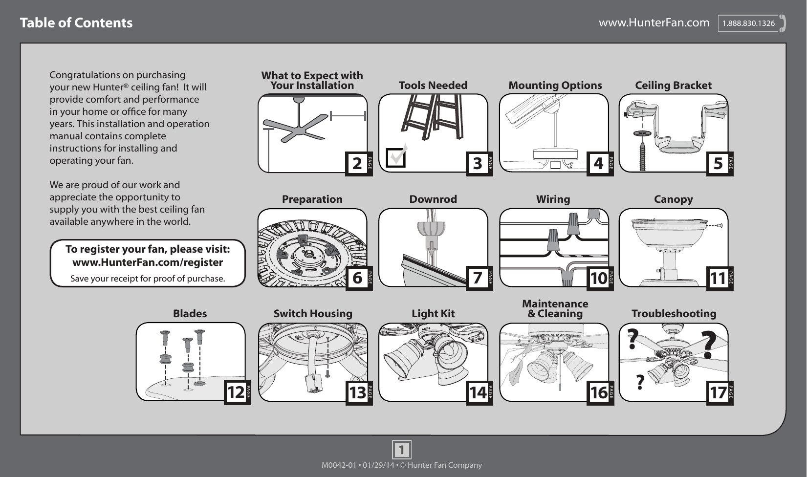 52105 Ceiling Fan Installation Manual