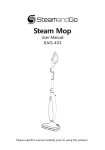 Steam and Go SAG403 Powerful Disinfecting Floor Steam Mop User manual
