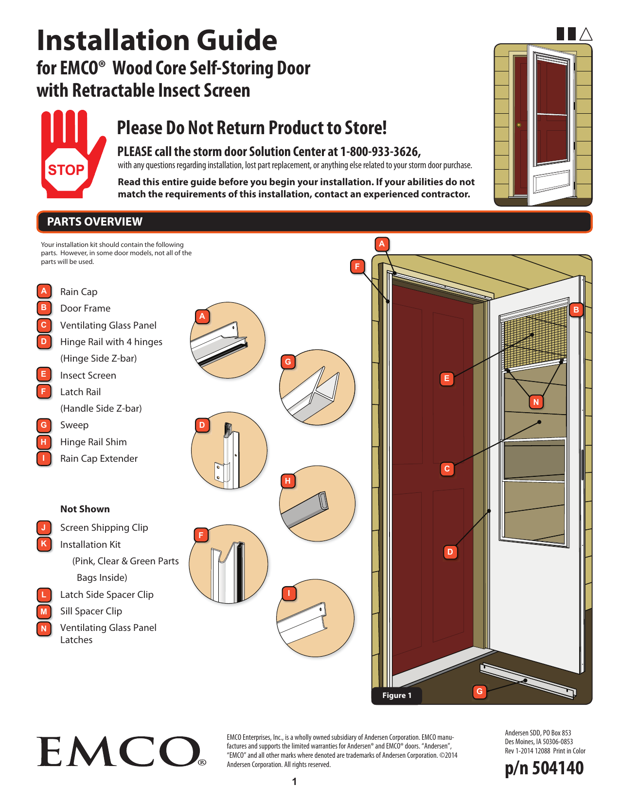 Emco Storm Doors Parts - u1wy3pq