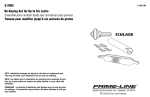 Schlage Rekeying Quick Start Guide | Manualzz