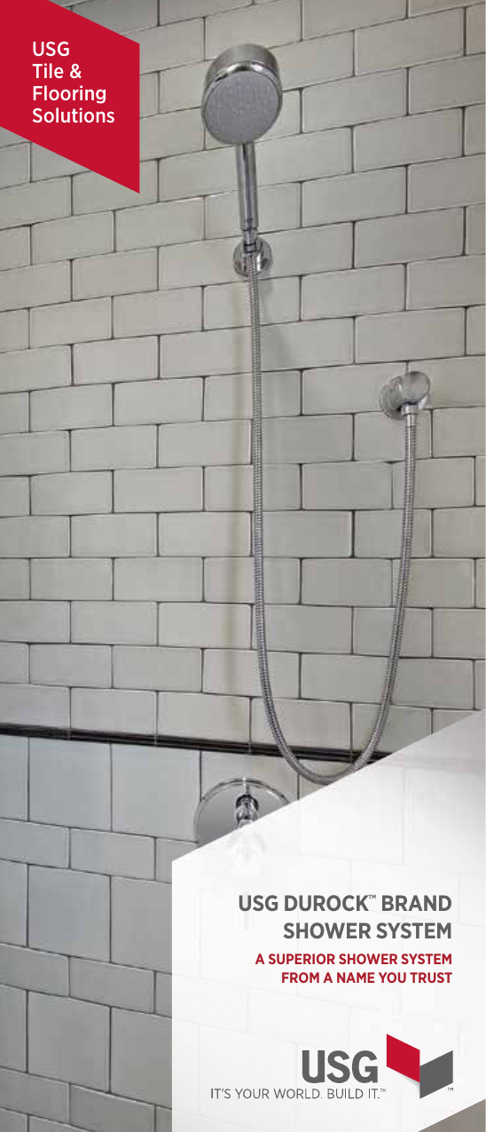 USG Durock Shower System 170138 Triangle 16 x 20 x 16 Shower Bench