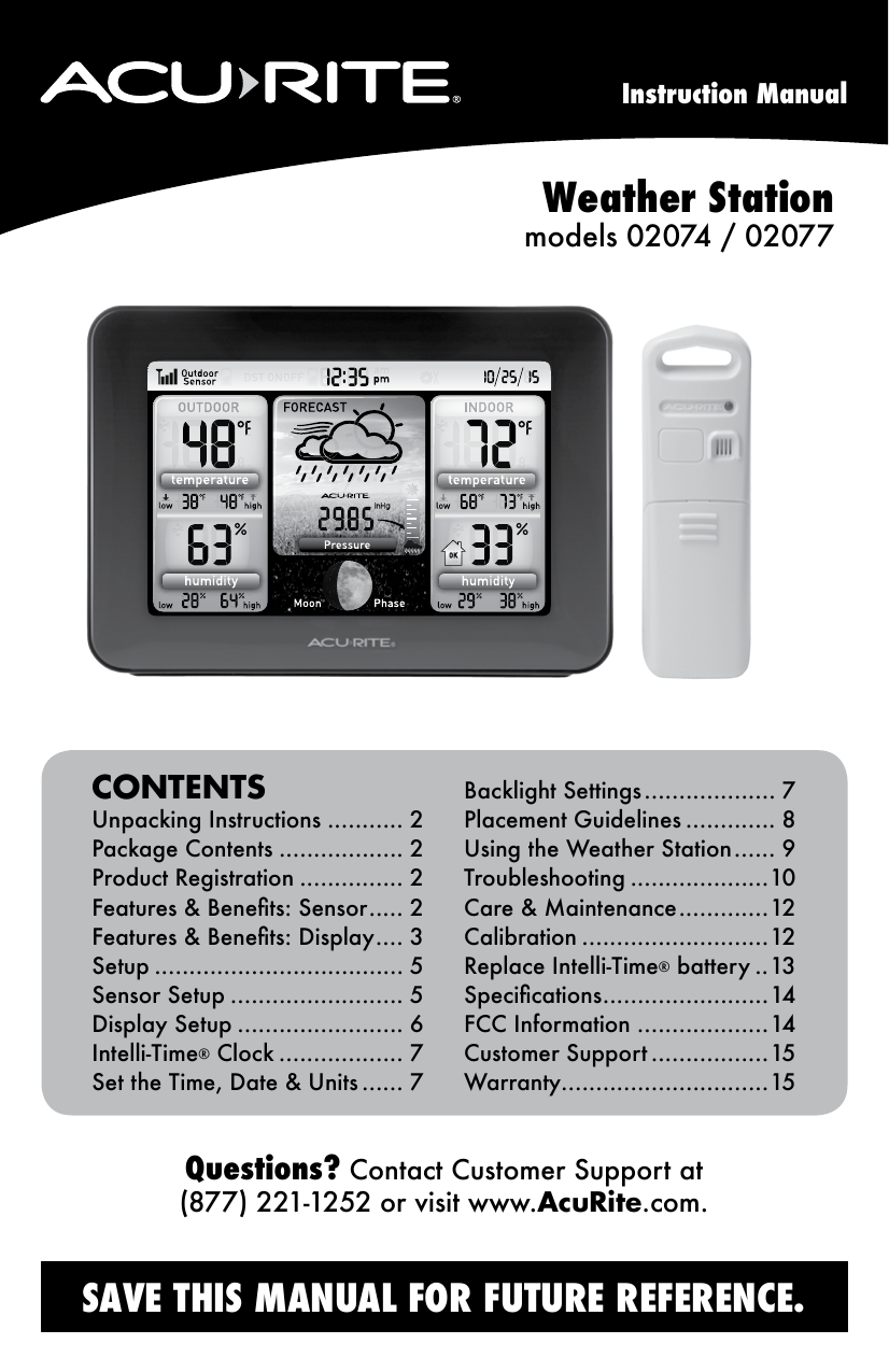 Weather station инструкция на русском