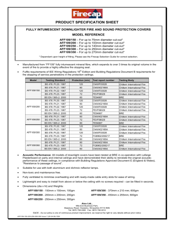 Ei Electronics Downlight Datasheet | Manualzz