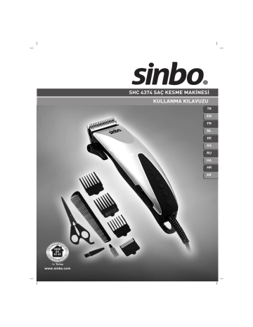 Sinbo SHC 4374 Professional Hair Clipper Benutzerhandbuch | Manualzz
