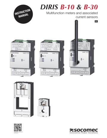 Socomec DIRIS B Operating Instructions | Manualzz