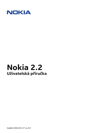 Nokia 2.2 Užívateľská príručka | Manualzz